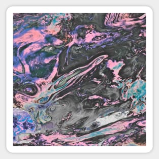 Pink Sci-Fi Space Swirl Sticker